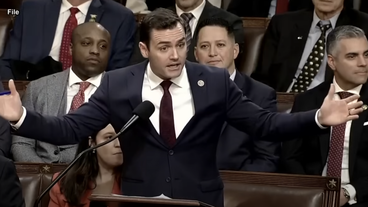 U.S. Rep. Mike Gallagher (R-WI) speaks on the floor of the House.
